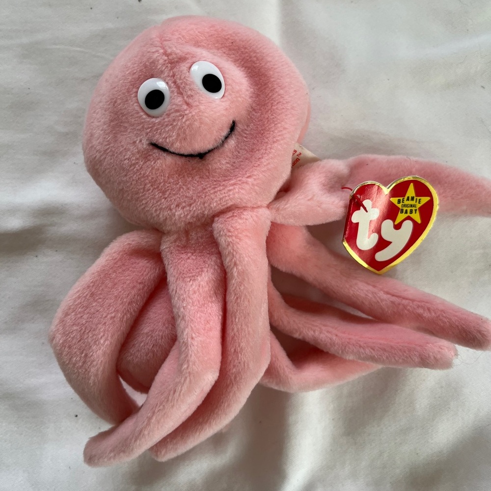 Collection of original 1990s Beanie Babies.